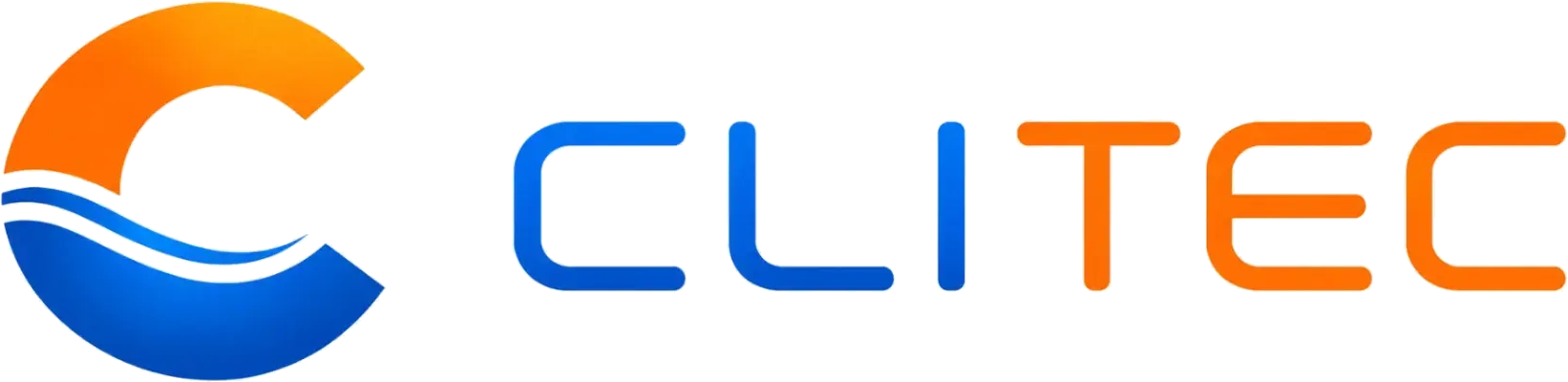 Logo CLITEC — instalacje elektryczne, fotowoltaika i klimatyzacja